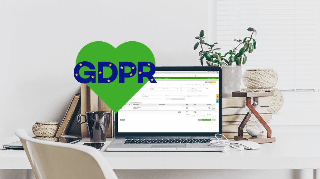 En dator som symboliserar GDPR