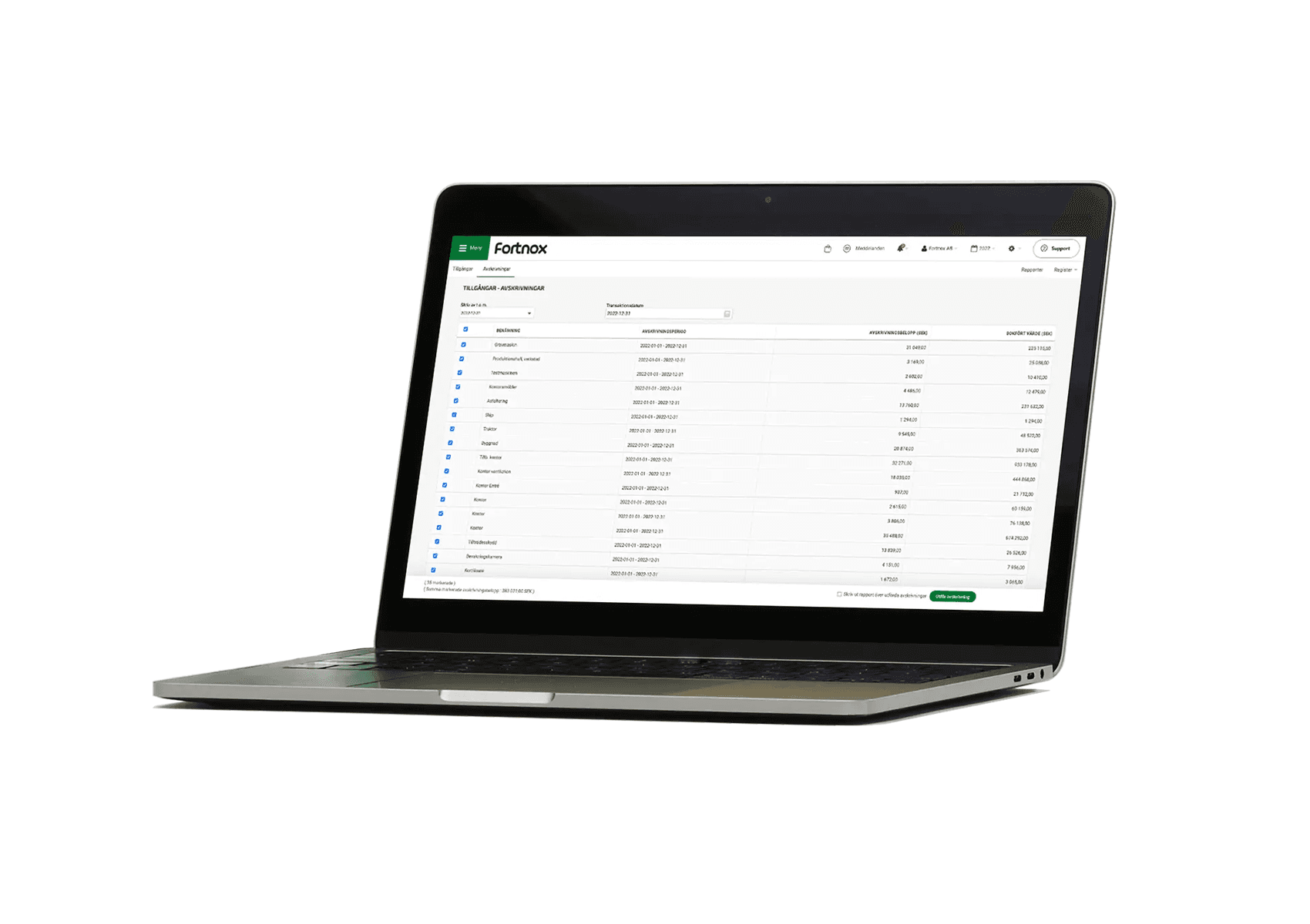 ANläggningsregister