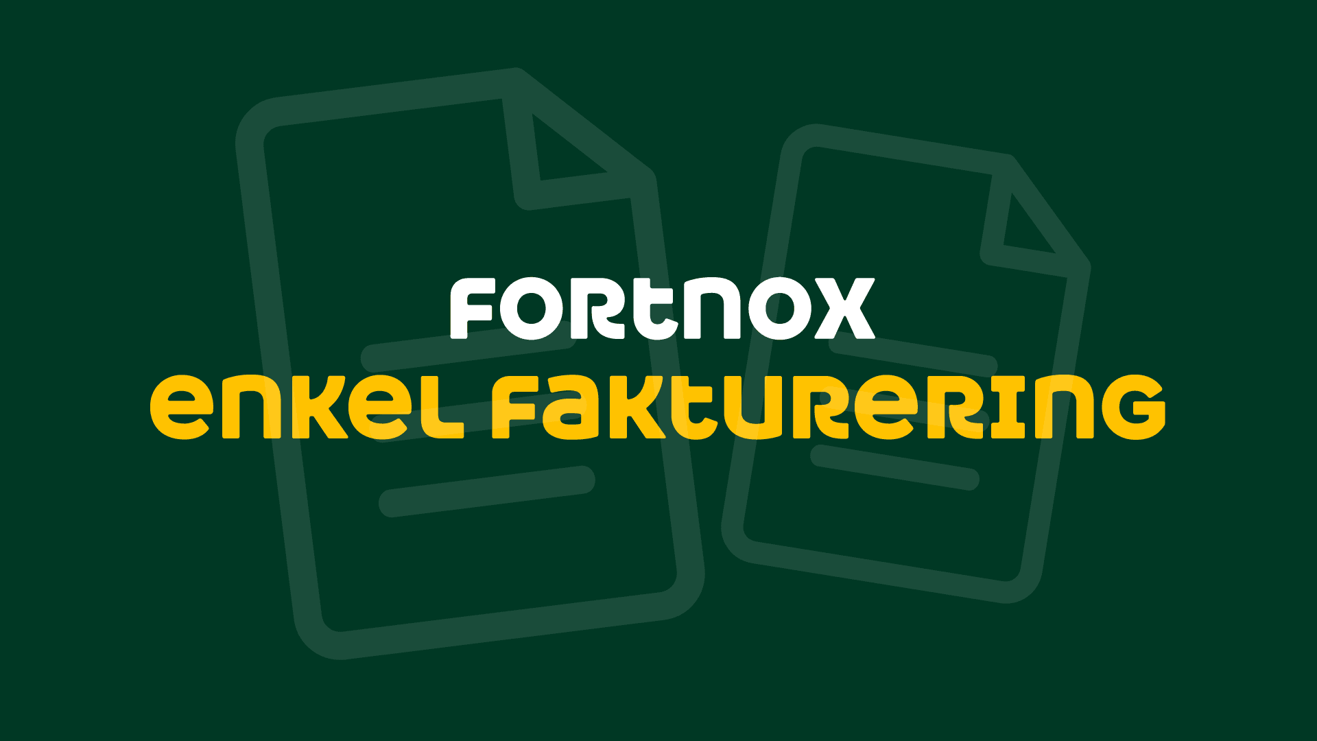 Stillbild på fakturering