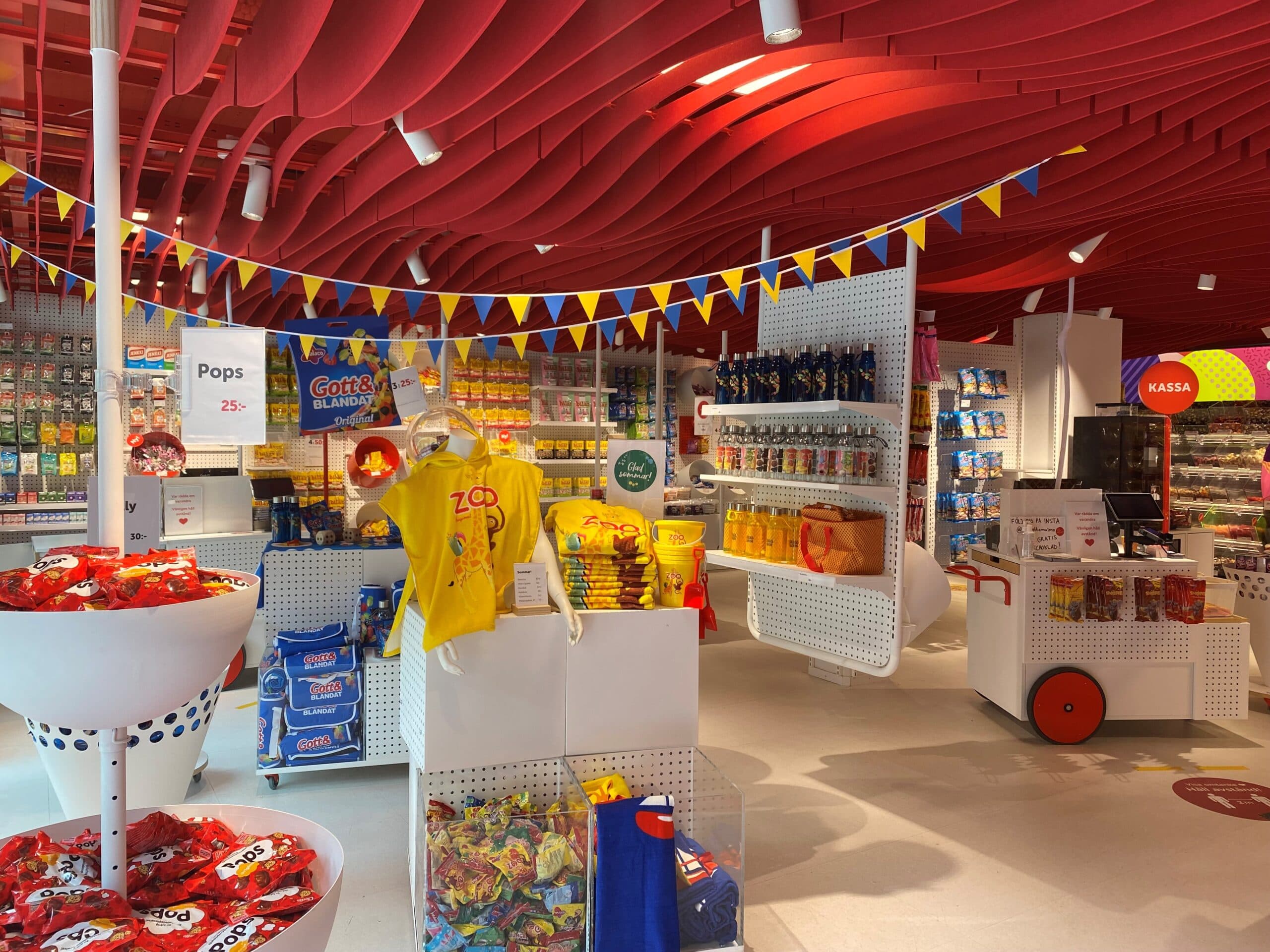 Bild som visar Cloettas butik.