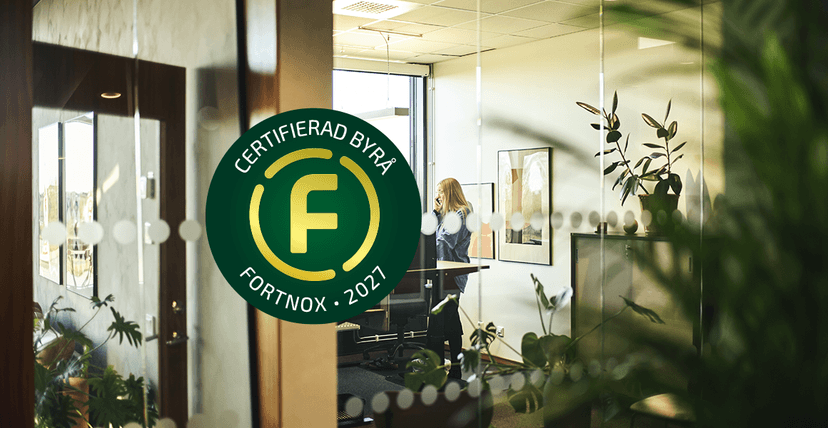 Bild för Fortnox certifierad byrå - bevara certifikat