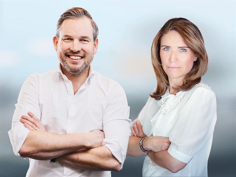Tommy Eklund och Anna Bergius press