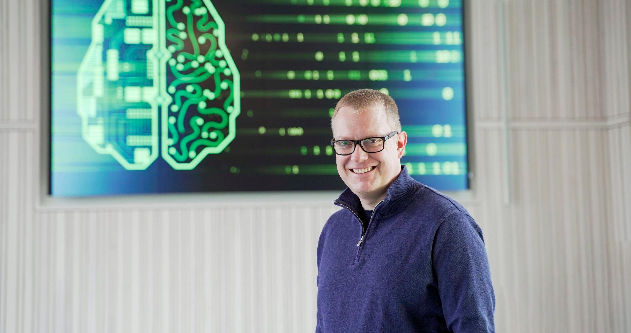Johan Hagelberg, AI-doktor på Fortnox